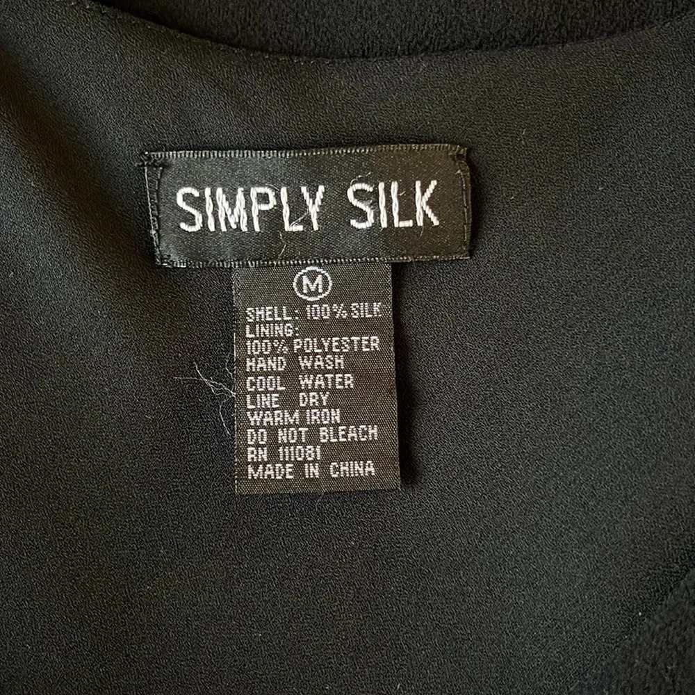 Simply Silk 100% silk midi slip dress size M - Picture 11 of 11